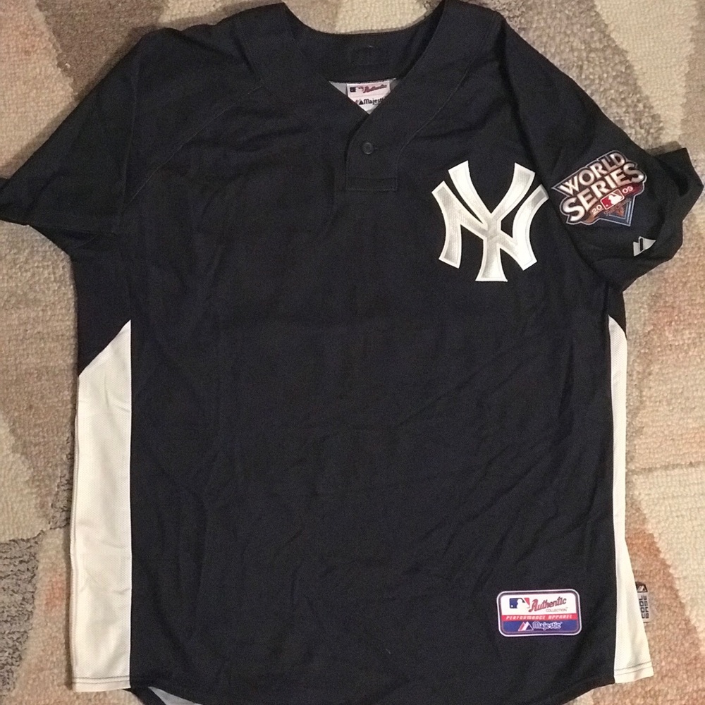 09’ World Series practice jersey CC Sabathia